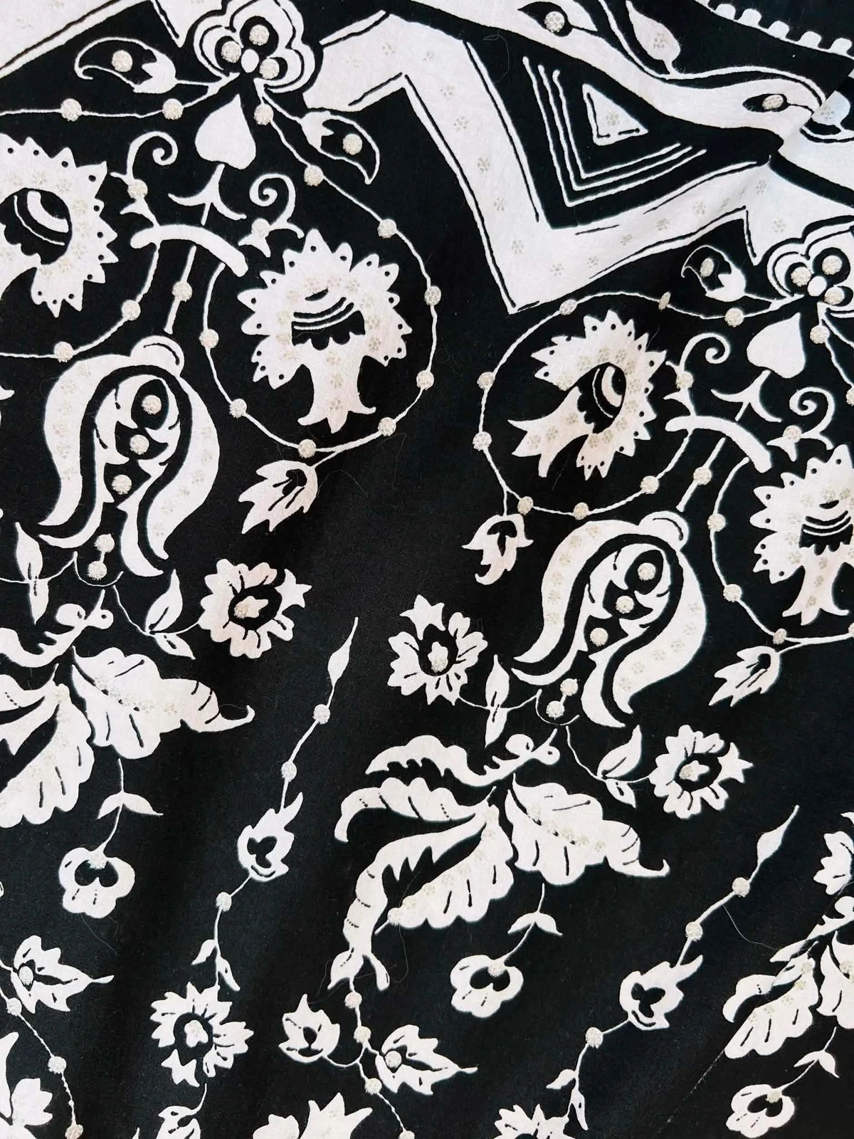 🖤🌿Vintage 2000s katoenen dansende rok barok bohemien folk chic Full circle rok 36/38🌿🖤 – photo 16